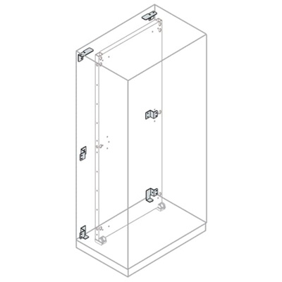ABB IS2 Series Steel Backmount Kit for Use with IS2 Enclosures For Automation
