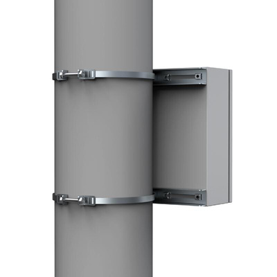 nVent HOFFMAN EPF Series Galvanised Steel Pole Mounting Kit for Use with Enclosures, 35 x 296 x 25mm
