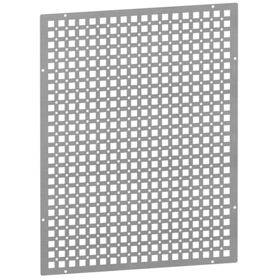 Schneider Electric PrismaSeT Series Galvanised Steel Perforated Mounting Plate for Use with Enclosure 24 Module, 285 x
