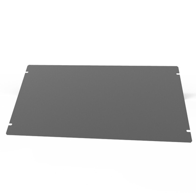 Hammond 1441 Series Steel Bottom Plate for Use with Steel Chassis, 8 x 16 x 2in