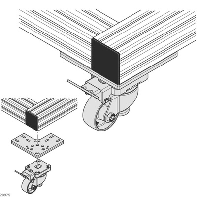 Bosch Rexroth 38425 Series Screw for Use with Lifting Wheel
