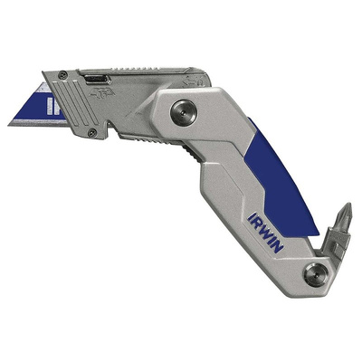 Irwin Retractable Folding; Utility Safety Knife with Craftman Blade