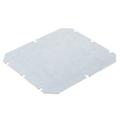 Fibox Steel Mounting Plate, 1.5mm H, 140mm W, 170mm L for Use with Tempo Enclosure