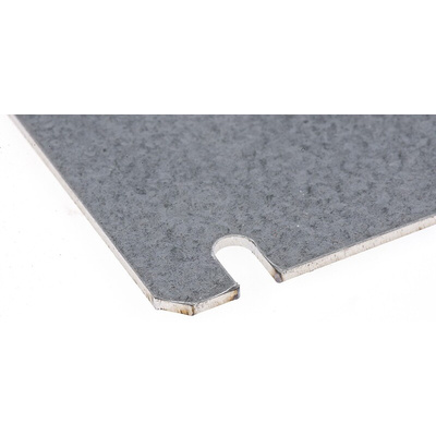 Fibox Steel Mounting Plate, 1.5mm H, 98mm W, 98mm L for Use with MNX Series
