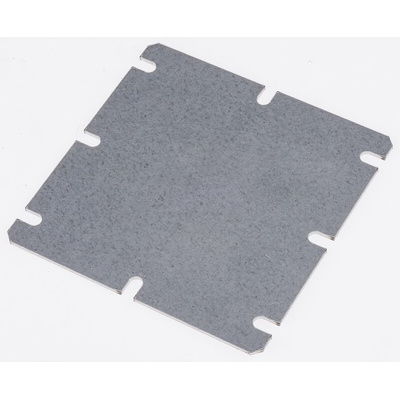 Fibox Steel Mounting Plate, 1.5mm H, 98mm W, 98mm L for Use with MNX Series