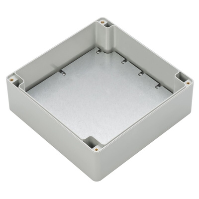 RS PRO Galvanised Steel Mounting Plate, 2mm H, 108.55mm W, 66.5mm L for Use with RS PRO 1862255 and RS PRO 1862256