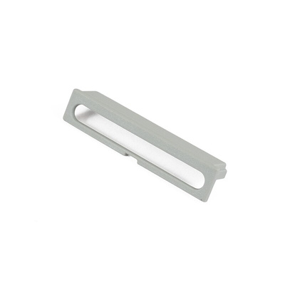 Hammond 1597DIN Series PC Cover, 16mm H, 10.2mm W, 52mm L for Use with 1597DIN6GY, 1597DIN9GY