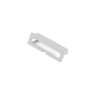 Hammond 1597DIN Series PC Cover, 16mm H, 10.2mm W, 35mm L for Use with 1597DIN2GY, 1597DIN4GY