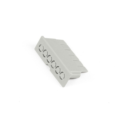 Hammond 1597DIN Series PC Cover, 16mm H, 10.2mm W, 35mm L for Use with 1597DIN2GY, 1597DIN4GY