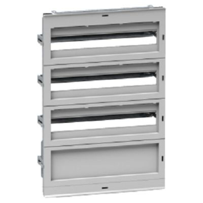 Schneider Electric NSYDLA66G Series RAL 7035 Modular Distribution Chassis, 680mm H, 460mm W For Use With Spacial CRN,
