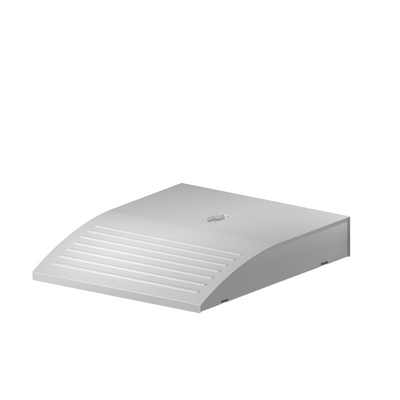 Rittal CP Series RAL 7035 Steel Base Plate, 100mm H, 490mm W for Use with Command Panel
