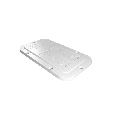 Rittal SZ Series Plastic Gland Plate, 256mm W for Use with AX