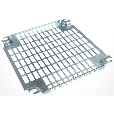 Schneider Electric Steel Perforated Mounting Plate, 2mm H, 251mm W, 255mm L for Use with Spacial CRN Enclosure, Spacial