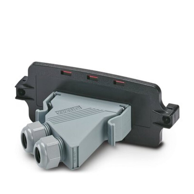 Phoenix Contact ECS Series RAL 9005 Polycarbonate Front Plate, 30mm H, 163mm W