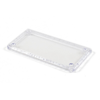 Hammond Polycarbonate Lid, 2in W, 99.06mm L for Use with 1591A enclosures