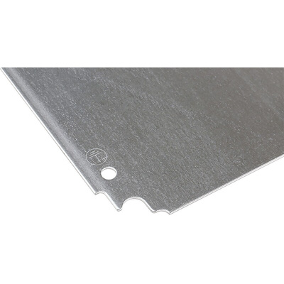 Schneider Electric S3D, CRN, S3X, PLM, S57 Series Sheet Steel Galvanised Mounting Plate, 250mm H, 2mm W, 250mm L for
