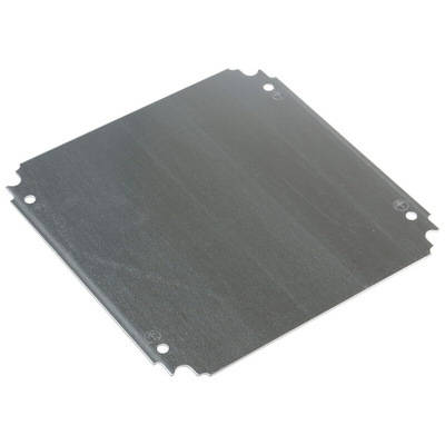 Schneider Electric S3D, CRN, S3X, PLM, S57 Series Sheet Steel Galvanised Mounting Plate, 250mm H, 2mm W, 250mm L for
