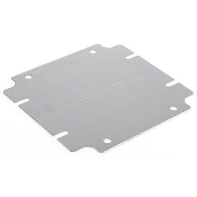 Rittal Steel Mounting Plate, 2mm H, 185mm W, 175mm L for Use with 1502.510, 1516.510, 1523.010