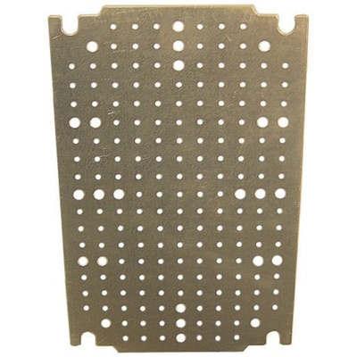 Legrand Steel Perforated Mounting Plate, 256mm W, 256mm L for Use with Atlantic Enclosure, Marina Enclosure