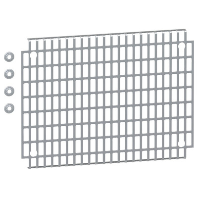 Schneider Electric Steel Perforated Mounting Plate, 660mm H, 534mm W for Use with ACM Series