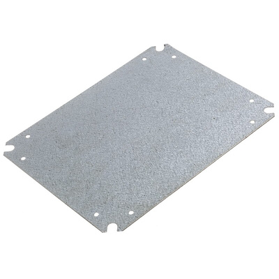 RS PRO Stainless Steel Mounting Plate, 248mm H, 250mm W, 198mm L for Use with SBOX 3.4-200 V2, SBOX 5.5-200 V2, SBOX