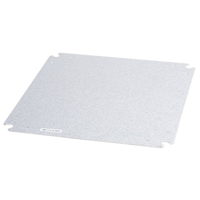 RS PRO Steel Mounting Plate, 248mm H, 248mm L for Use with 300 x 300 Enclosure