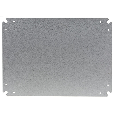 RS PRO Steel Mounting Plate, 348mm H, 248mm L for Use with 300 x 400 Enclosure