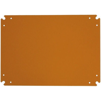 RS PRO Steel Mounting Plate, 348mm H, 548mm L for Use with 600 x 400 Enclosure