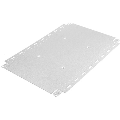 nVent SCHROFF Steel Mounting Plate, 1mm H, 444mm W, 310mm L for Use with Interscale M Electronic Case