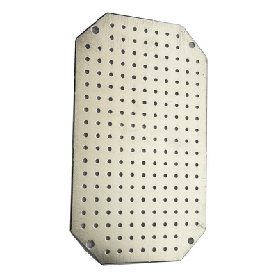Fibox Galvanised Steel Perforated Mounting Plate, 1.5mm H, 550mm W, 750mm L for Use with ARCA 6080, ARCA 8060