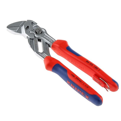 Knipex Chrome Vanadium Steel Adjustable Pliers Pliers Wrench, 180 mm Overall Length