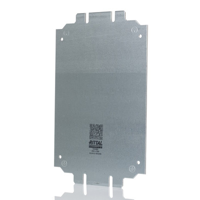 Rittal Kx Series Sheet Steel Mounting Plate, 285mm H, 175mm W, 285mm L for Use with Kx Terminal Boxes And Bus Enclosures