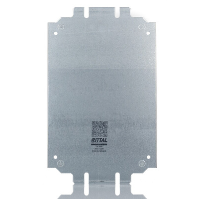 Rittal Kx Series Sheet Steel Mounting Plate, 285mm H, 175mm W, 285mm L for Use with Kx Terminal Boxes And Bus Enclosures
