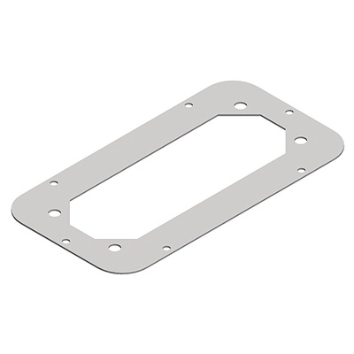 Schneider Electric NSYTLE Series RAL 7035 Gland Plate, 5mm H, 445mm W, 445mm L for Use with Spacial CRNG, Spacial S3D