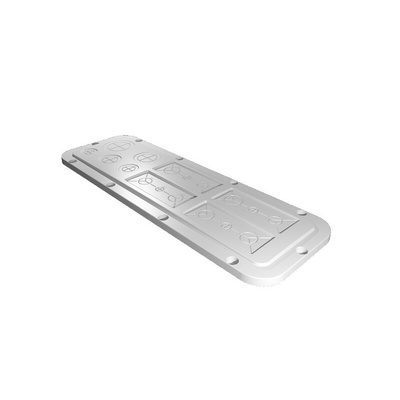 Rittal SZ Series Plastic Gland Plate, 447mm W for Use with AX