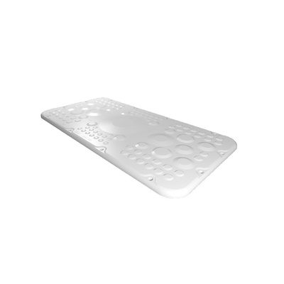 Rittal SZ Series RAL 7035 Plastic Gland Plate, 436mm W for Use with AX