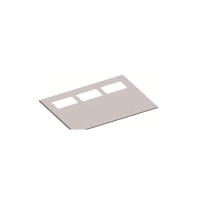 ABB RAL 7035 Roof Plate, 610mm W, 425mm L for Use with Cabinets TriLine