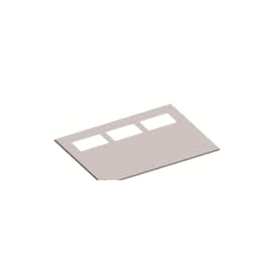 ABB RAL 7035 Roof Plate, 610mm W, 825mm L for Use with Cabinets TriLine