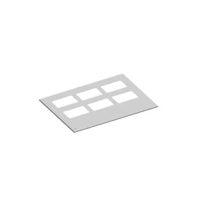 ABB RAL 7035 Roof Plate, 360mm W, 625mm L for Use with Cabinets TriLine
