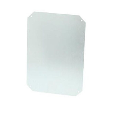 Fibox Galvanised Steel Mounting Plate, 280mm W, 1mm L