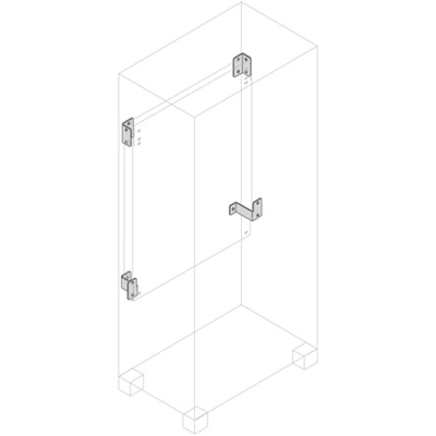 ABB IS2 Series Galvanised Steel, 120mm W, 120mm L for Use with IS2 Enclosures