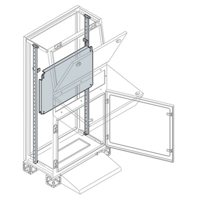 ABB AM2 Series Steel Partial Mounting Plate, 600mm W, 600mm L for Use with AM2 Cabinets, C2 Consolle - IP55, IS2