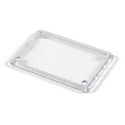 Hammond Polycarbonate Lid, 2.2in W, 83.82mm L for Use with 1591L enclosures