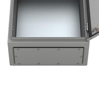 nVent HOFFMAN AF Series RAL 7035 Mild Steel Gland Plate, 242mm W