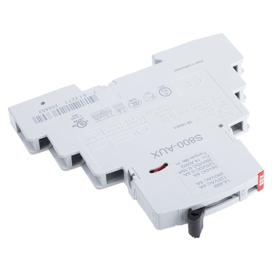 ABB Auxiliary Contact, 2 Contact, 2NC + 2NO, DIN Rail Mount