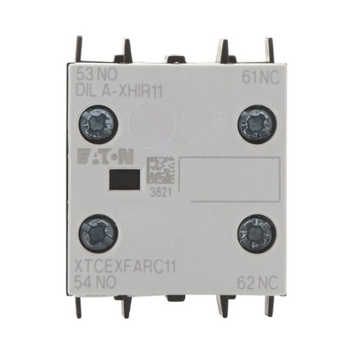 Eaton Auxiliary Contact, 2 Contact, 1NC + 1NO, Front Mount