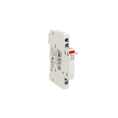 ABB Auxiliary Contact, 2 Contact, 1NC + 1NO, DIN Rail Mount