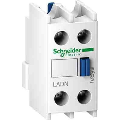 Schneider Electric Auxiliary Contact Block, 1NC + 1NO, DIN Rail Mount, TeSys