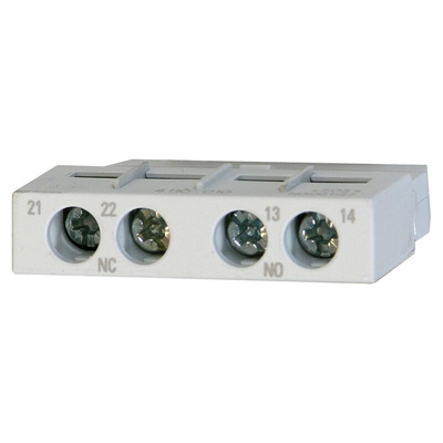 Omron Auxiliary Contact Block, 2 Contact, 1NC + 1NO
