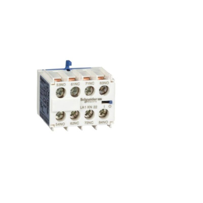 Schneider Electric Auxiliary Contact Block, 2 Contact, 2NC + 2NO, Front Mount, TeSys